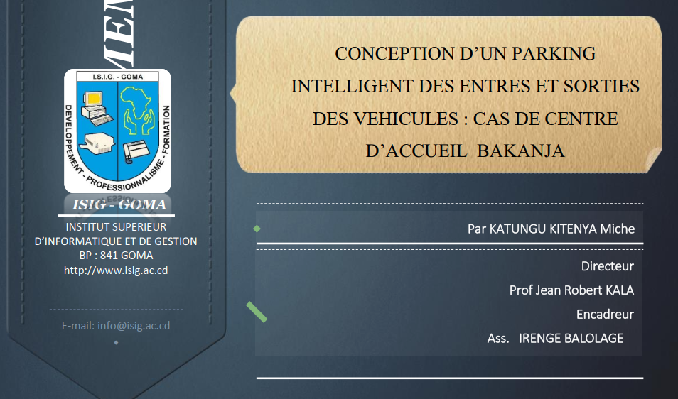 M moire CONCEPTION D UN PARKING INTELLIGENT DES ENTRES ET SORTIES DES m-moire-conception-d-un-parking-intelligent-des-entres-et-sorties-des