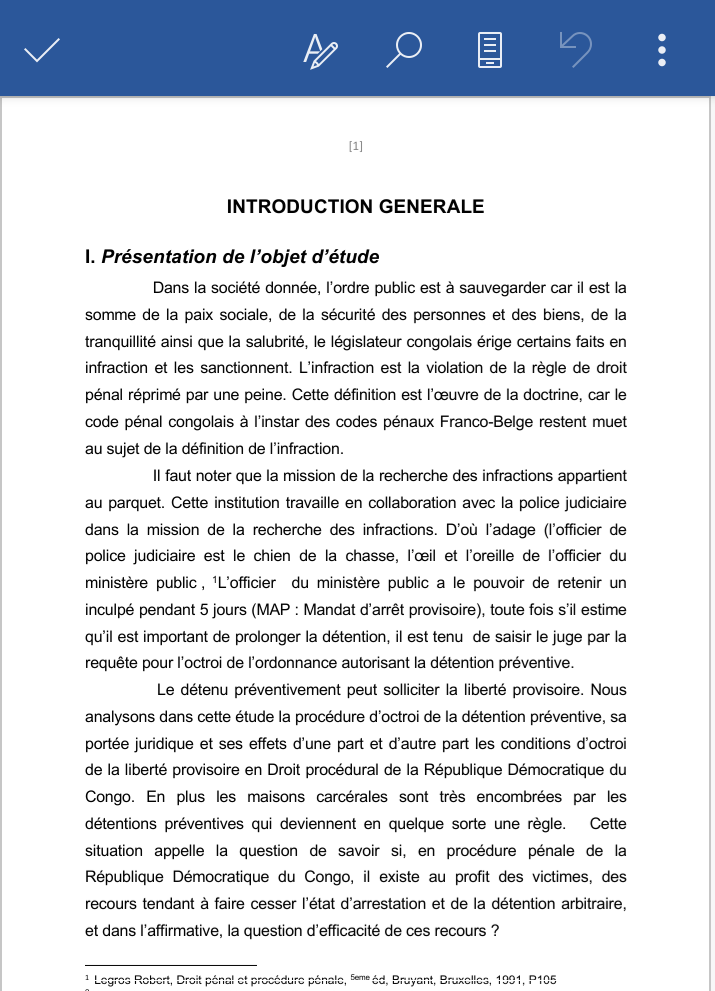 TFC De la détention préventive et de ses voies de recours ...
